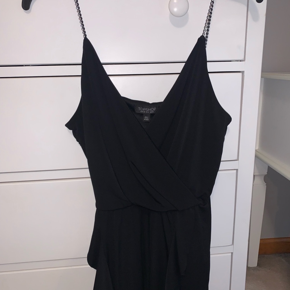 Topshop Black Women's Romper